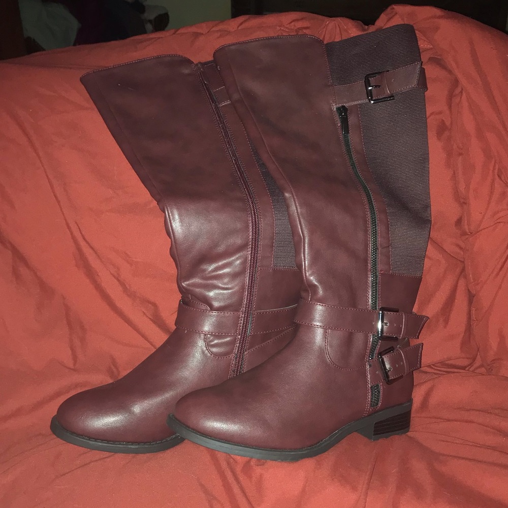 Torrid Oxblood Red Midcalf Boots 8 M new with tags
